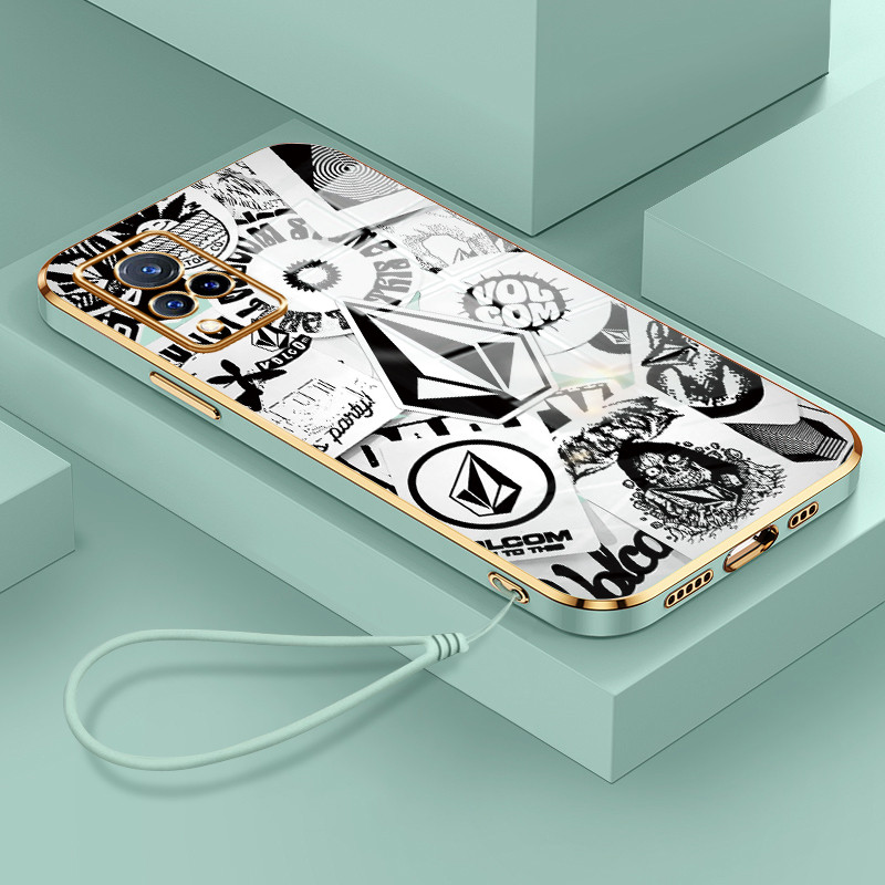 Casing Hp Untuk VIVO V21 4G V21 5G V21s 5G V21E V20 V20 SE Case Tengkorak Kasing Softcase mata Kesin