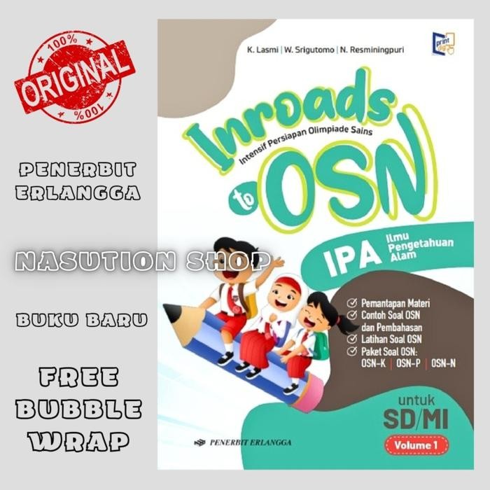 

Buku Inroads to OSN IPA Untuk SD/MI Volume 1 Erlangga Original - Buku Soal