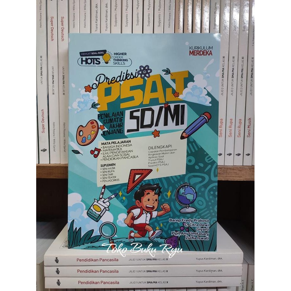 

Buku Soal Prediksi PSAJ Penilaian Sumatif akhir Jenjang SD/MI 2025 Putra Nugraha