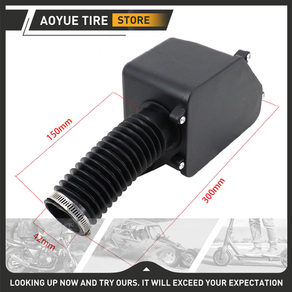 Pembersih Asupan Kotak Filter Udara untuk Mesin GY6 150cc 157QMJ ATV Quad Go Kart Skuter Moped