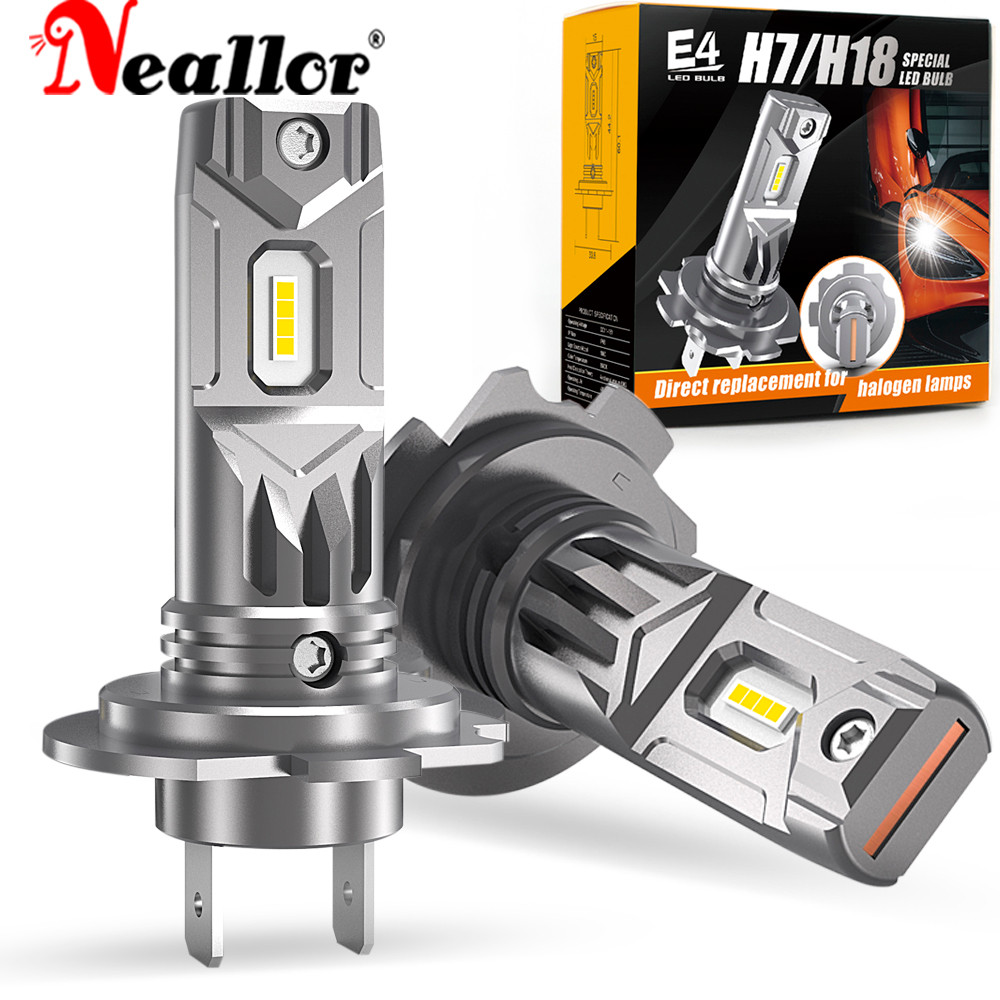 2 Buah 100W 30000lm H7 CSP LED Canbus Bohlam Lampu Depan Canbus Bebas Kesalahan untuk Sepeda Motor M