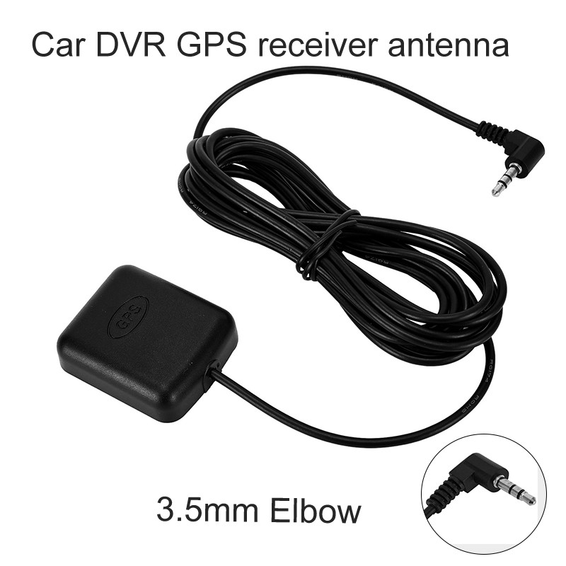 Perekam Berkendara Modul Antena Penerima GPS DVR Mobil Kecil 3.5Mm Jack Earphone Kabel 300Cm Antena 