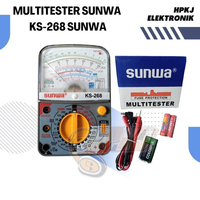 Multitester Analog Sunwa Ks-268 Avometer Multimeter Ks 268 Sunwa