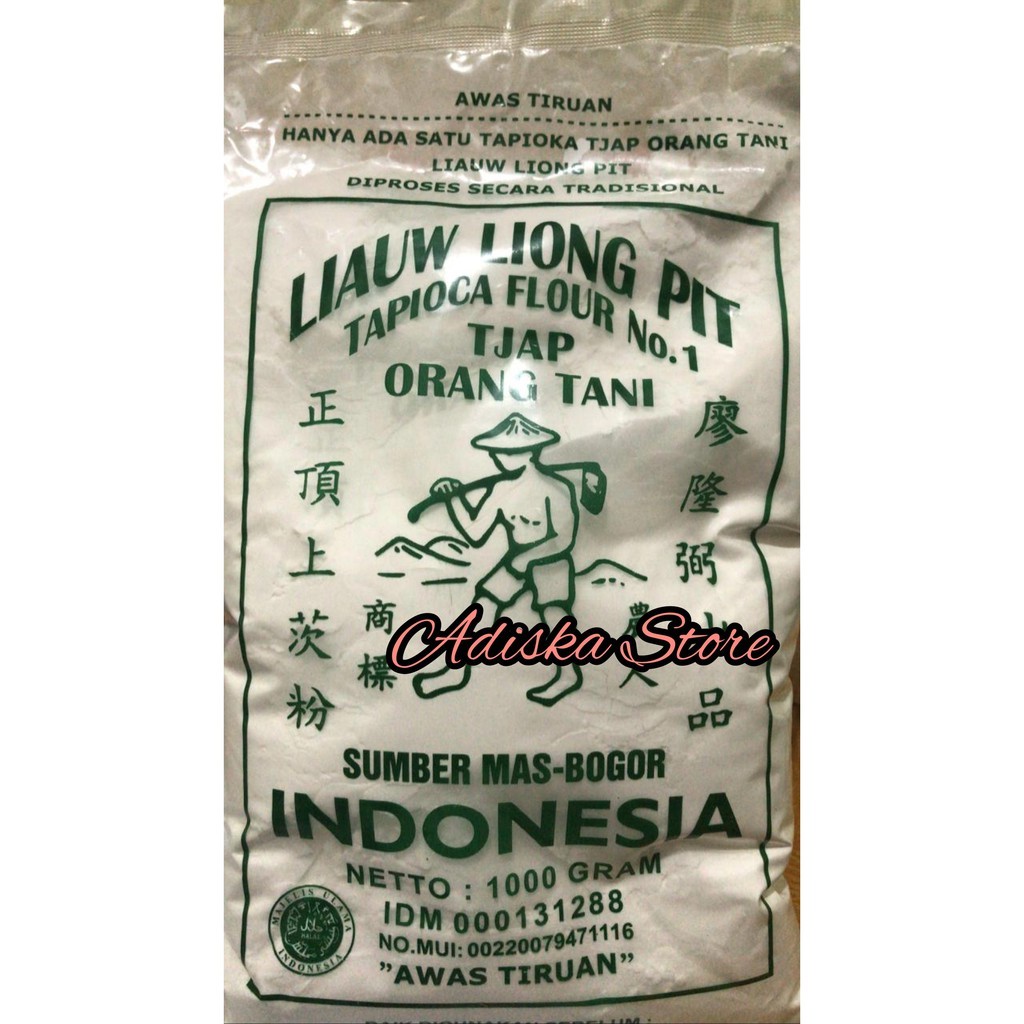 

SANS Tepung Tapioka (Sagu Tani) Liauw Liong Pit 1kg