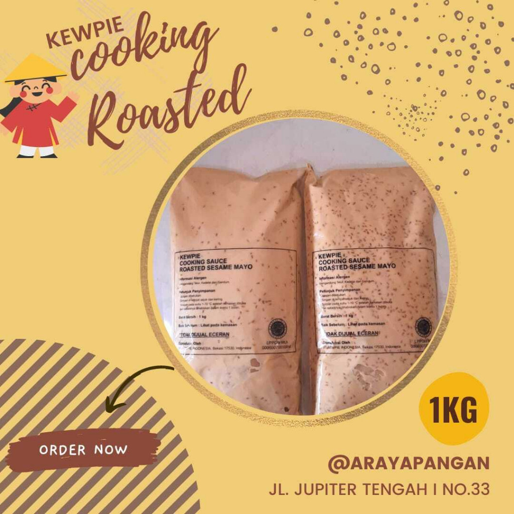 

SANS Kewpie Cooking Sauce Roasted Sesame/ Saus Wijen 1kg