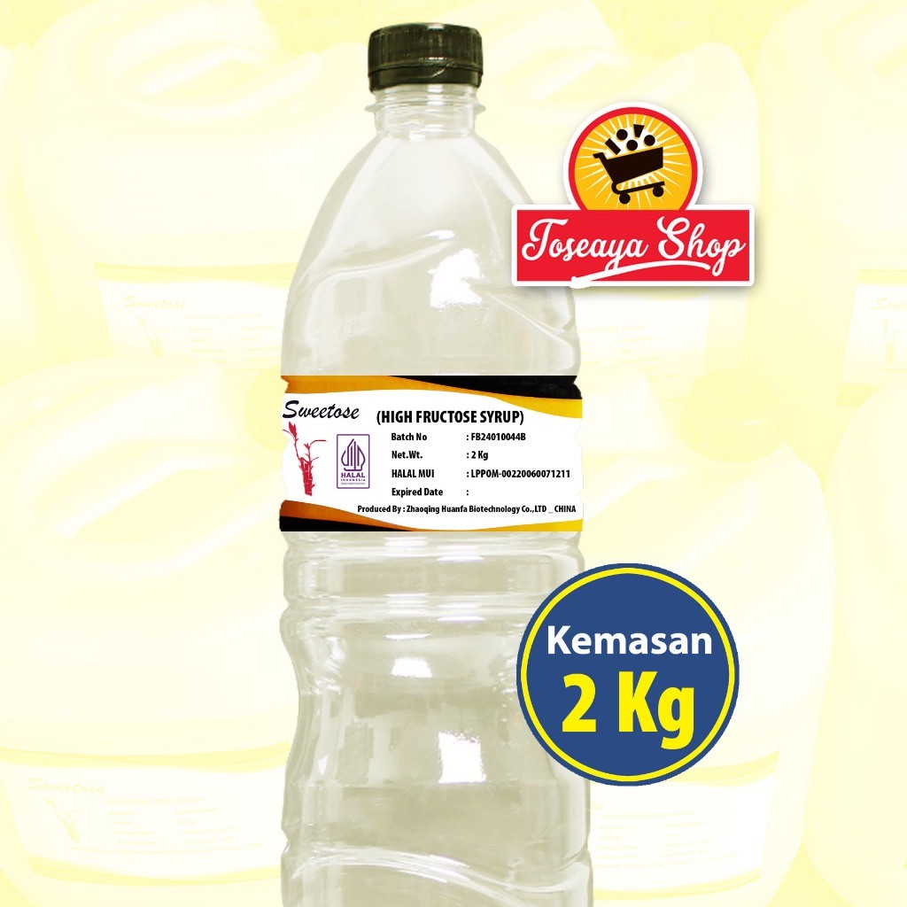 

SANS Gula Putih Cair 2 Kg - Hight Fruktose Syrup - Sweetose Murah - Khusus Instant dan Sameday
