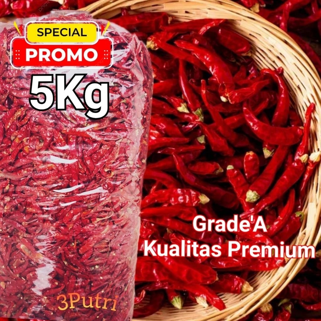 

SANS Cabe Rawit Teja Kering Premium Super Pedas No.1 Super Merah