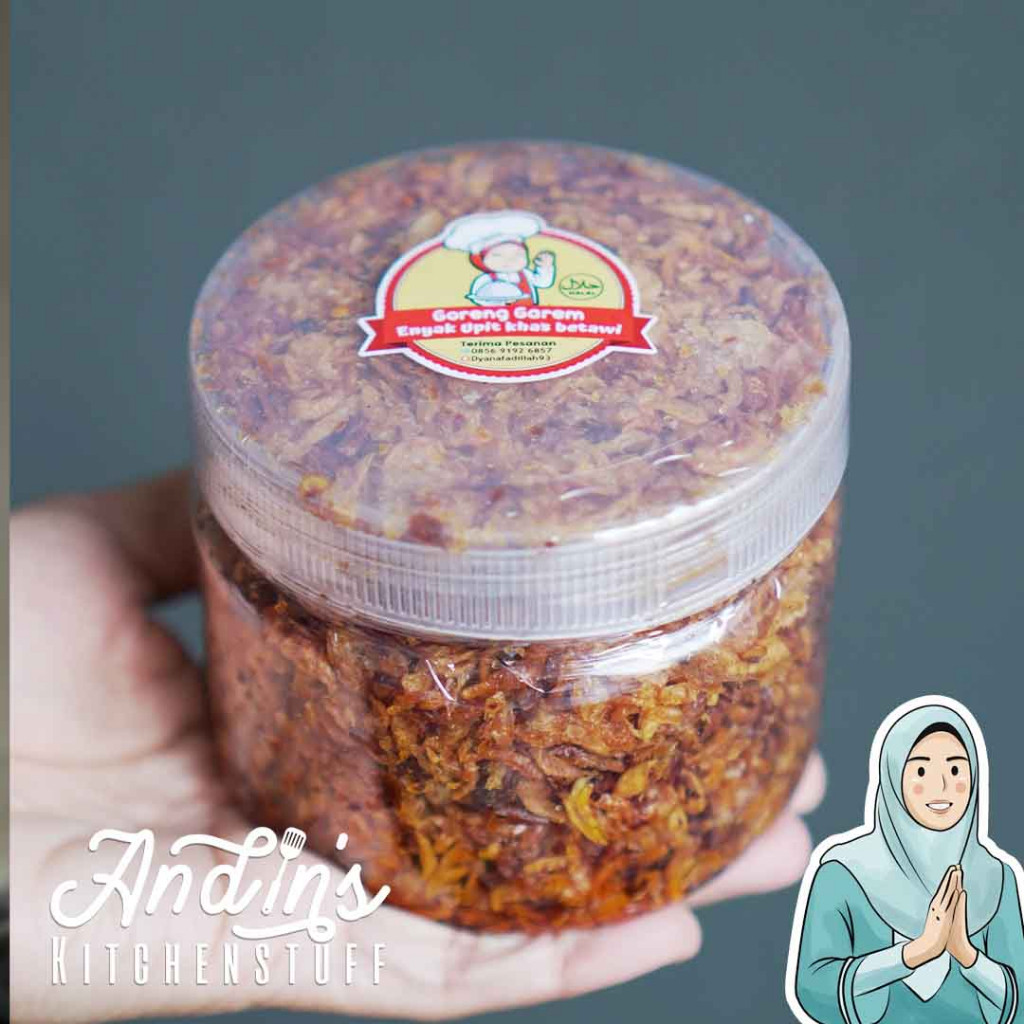 

SANS Goreng Garem Enyak Upit - Bawang Goreng Dengan Bumbu Asli dan Khas Betawi