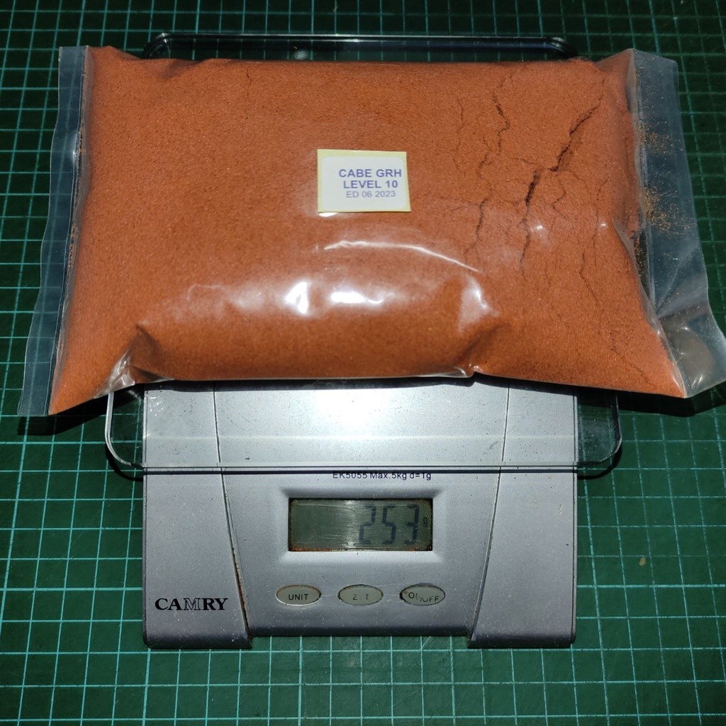 

SANS CABE PEDAS GURIH LEVEL 10 250 GRAM UNTUK JAMBU KRISTAL / AYAM SHIHLIN / TAHU BULAT / TAHU