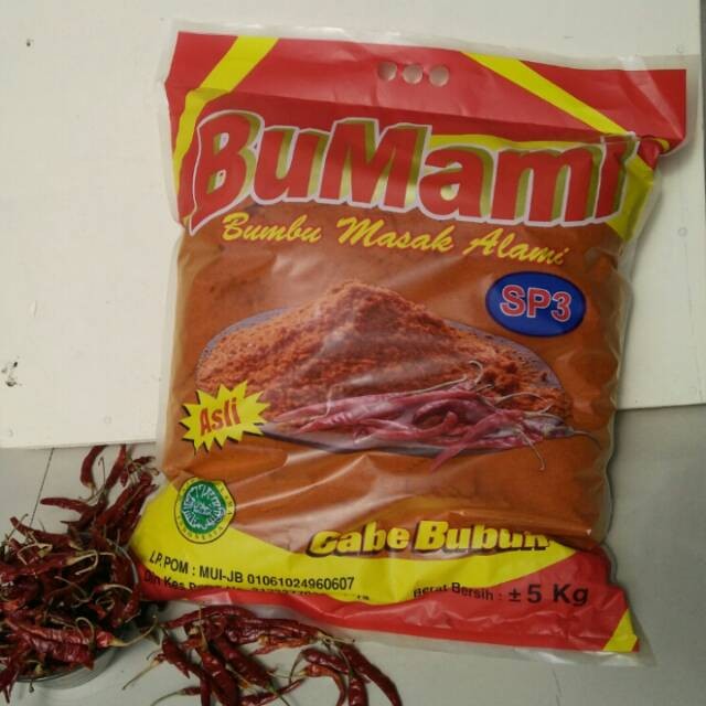 

SANS 5 Kg SP3 Halus, BuMami Cabe Bubuk