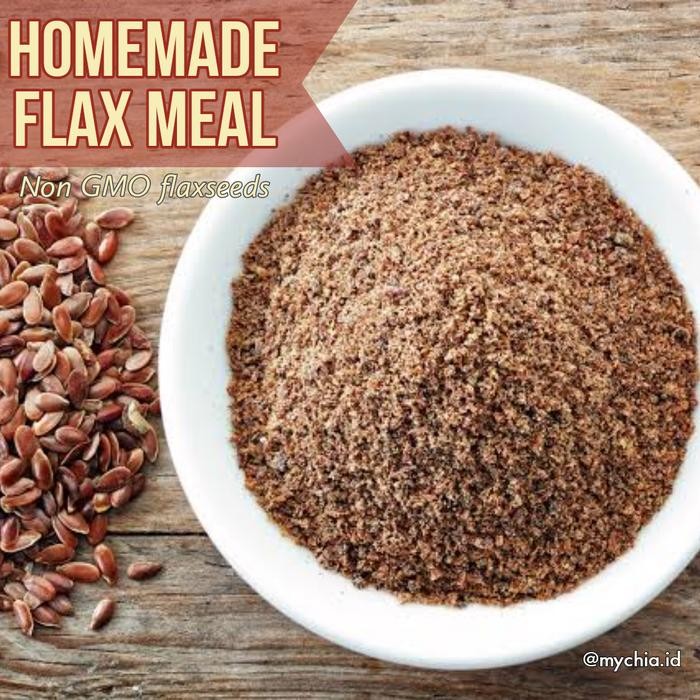 

SALE !!! HOMEMADE FLAX MEAL 1KG POWDER BUBUK RAMI READYY