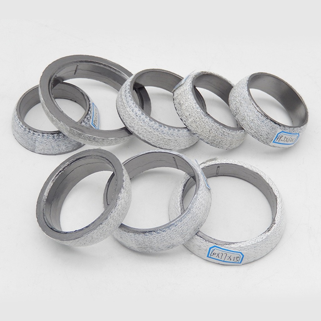 1 Buah 35Mm-75Mm Dia Knalpot Mobil Pipa Knalpot Gasket Grafit Cincin Segel Knalpot Pipa Ekor Flange 