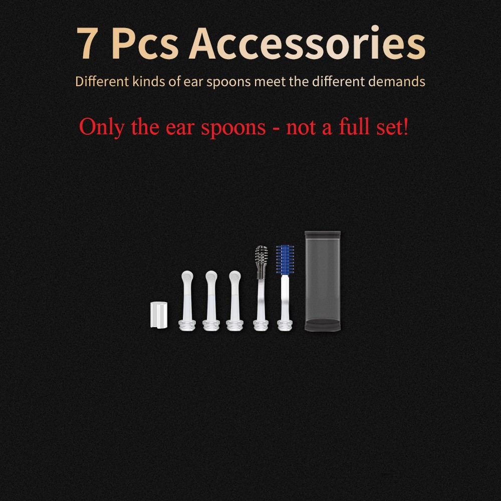 Sendok Pembersih Telinga untuk Alat Penghilang Kotoran Telinga Otoscope NP20, Hanya Sendok Telinga