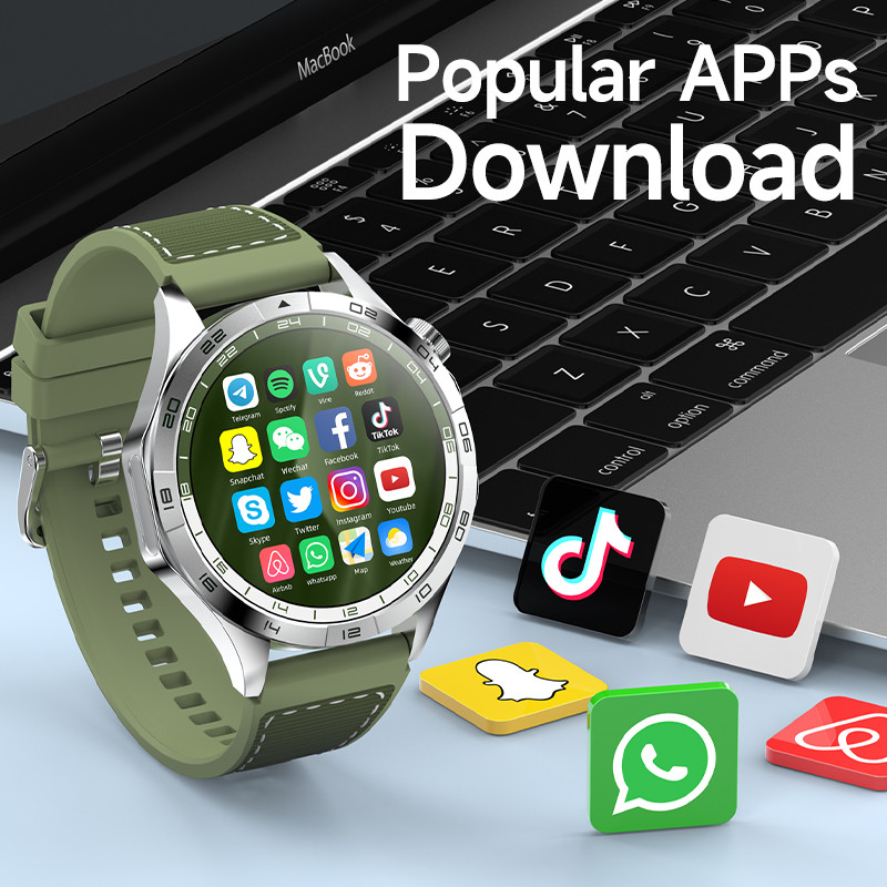 LM01 Smart Watch 4G Network SIM Card 4GB+128GB 200W Dual Camera With GPS Wifi Google Play 466*466 Sc