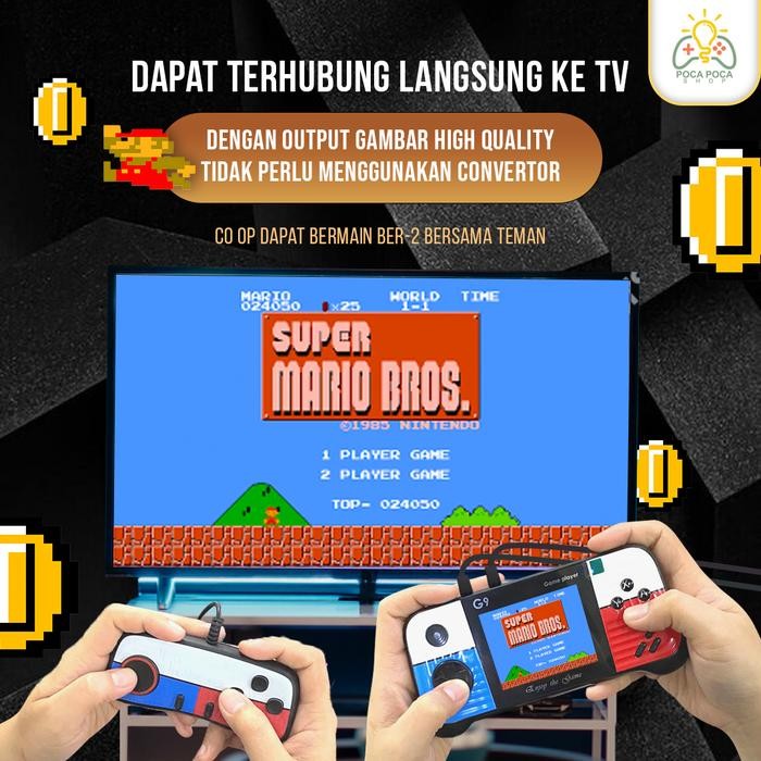 Mainan Anak Gameboy G9 Retro Games Dual Konsol Stick Versi Terbaru