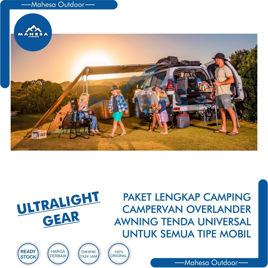 viral Paket DIY Awning Tenda Mobil Car Campervan Overlander Offroad Camping Campervan Mahesa