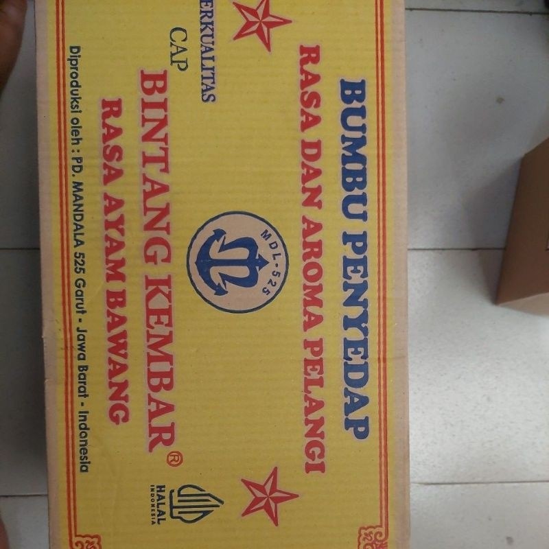

RATU BUMBU BINTANG KEMBAR MDL-525 250GR AYAM BAWANG [1 DUS]