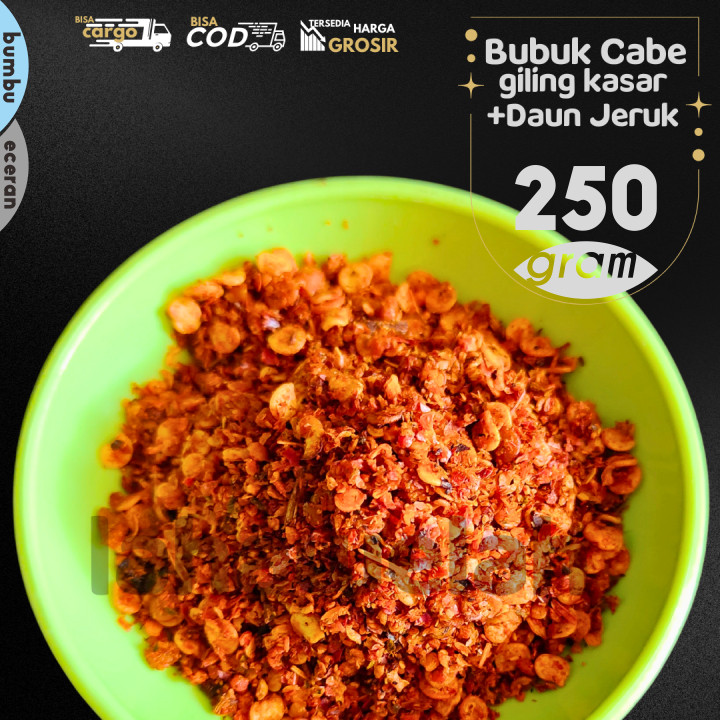 

RATU Bumbu Bubuk CABE WANGI JERUK 250gr Gilingan Kasar Serbaguna by Lahawelah