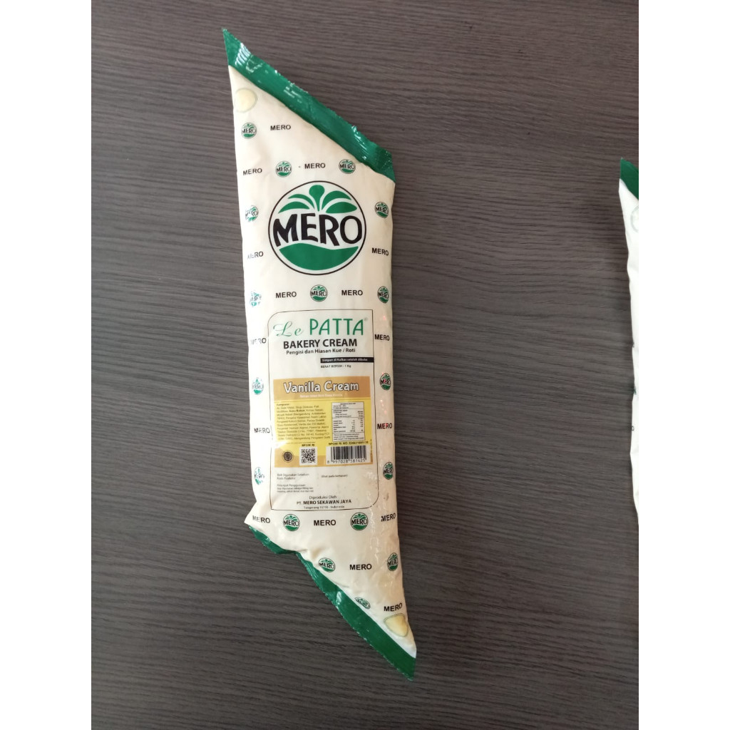 

RATU Mero Le Patta Vanilla Cream 1kg filling isian roti kue