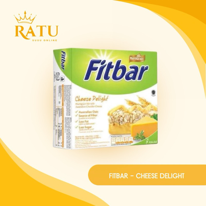 

RATU FITBAR MULTIGRAIN - CHEESE DELIGHT - 1 BOX (12 pcs x 20 g)
