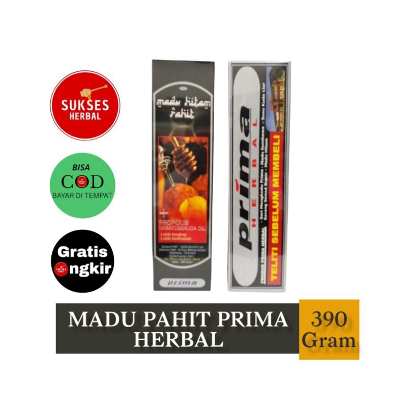 

RATU Madu Hitam Pahit Prima Herbal 390 gram