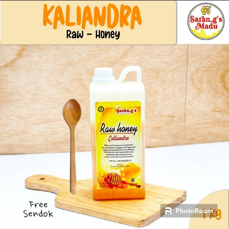 

RATU Madu Asli Kaliandra 1kg Murni Raw Honey original Uji Lab