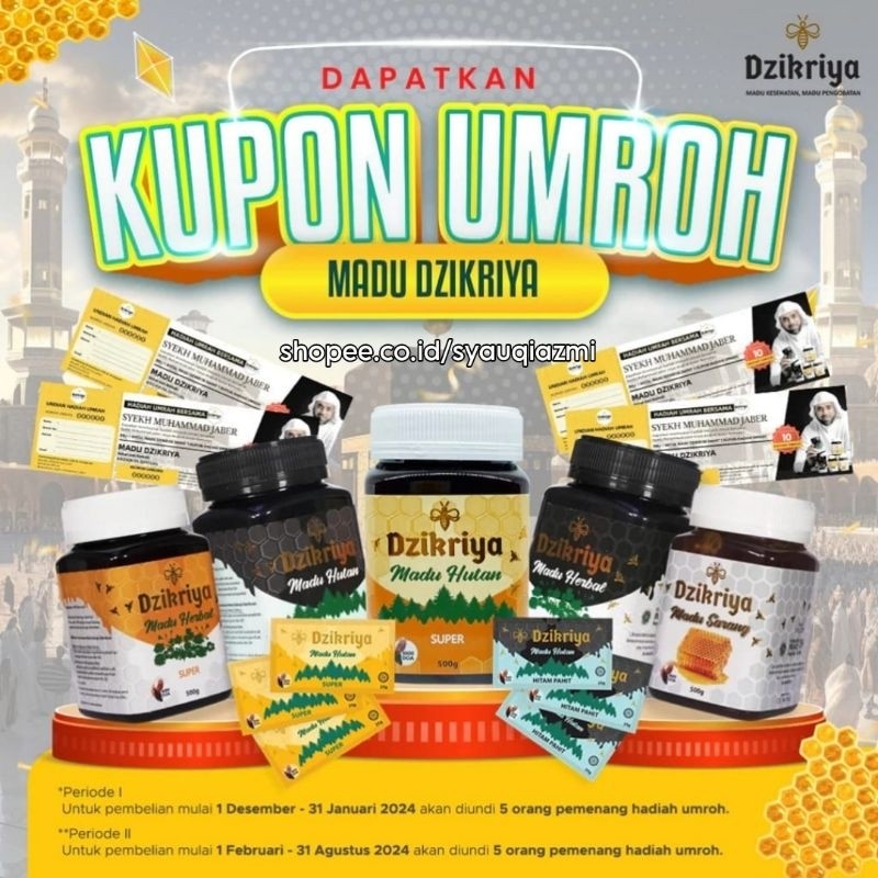 

RATU (Agen Resmi)Madu Dzikriya Asli Original Madu Dzikriya Hutan Hitam Pahit Madu Dzikriya Hutan
