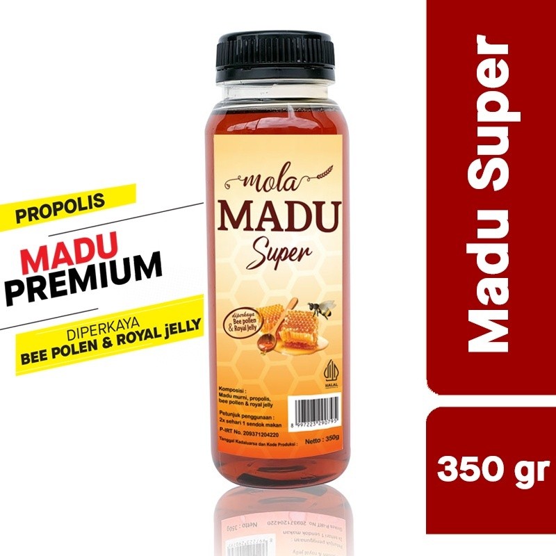 

RATU Mola Madu Super Murni 350 gram Madu Premium Asli