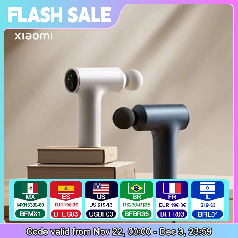 Xiaomi Mijia Mini Fascia Gun 2 Portable Muscle Massage Gun 18Kg Thrust Brushless Silent Motor 3