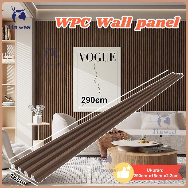 Nds - Wood Panel WPC/Panel Dinding Motif Kayu/Wood Wall Panel Dekorasi Dinding / Woodpanel Wallpanel