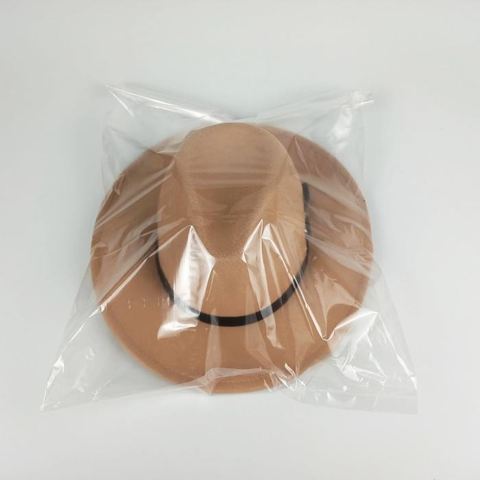 Topi Laken Jazz Vintage Fedora / Topi Country / Topi Koboi Khaki Ori