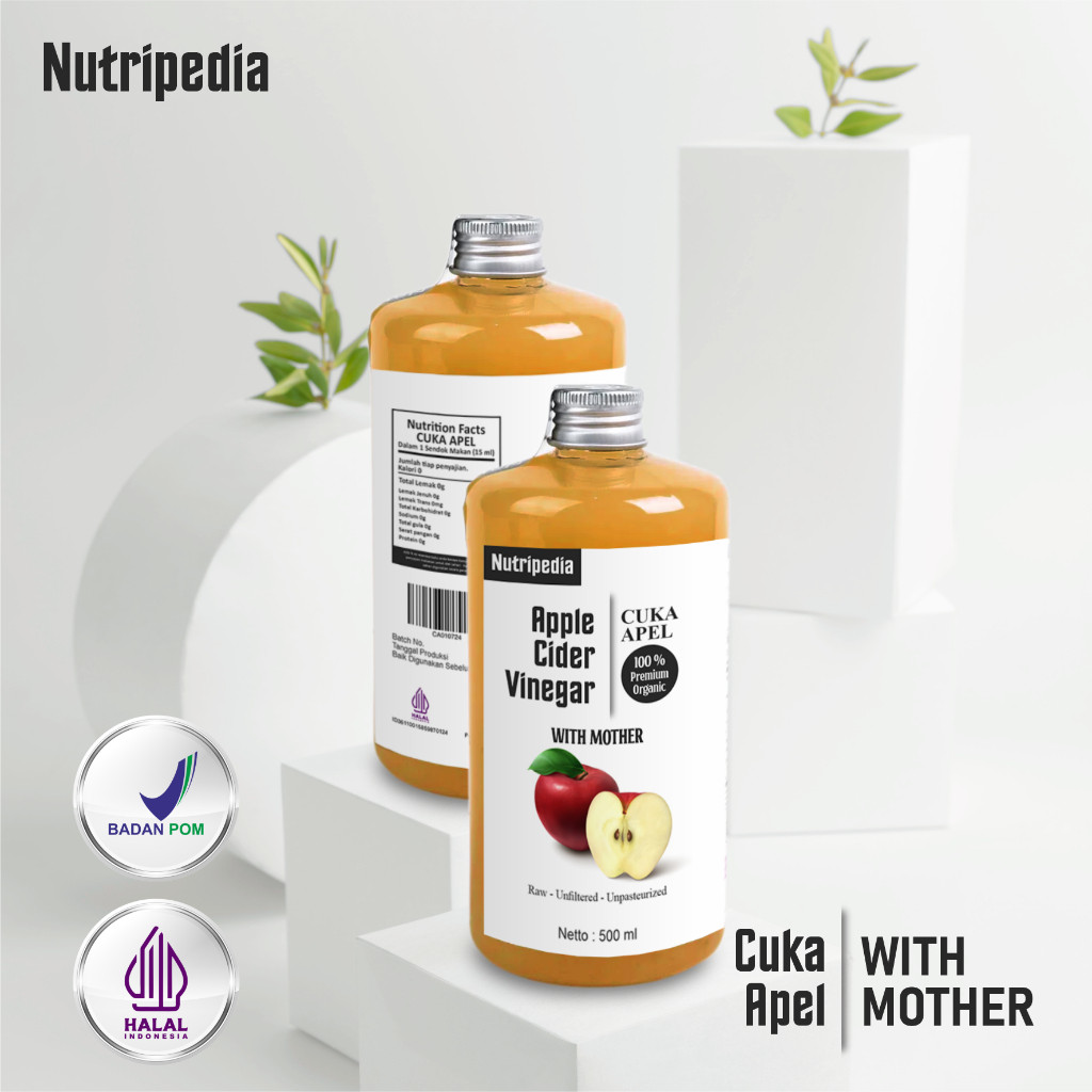 

Nutripedia - Paket 2in1 Madu Hutan 700 Gr Dan Cuka Apel 500ml
