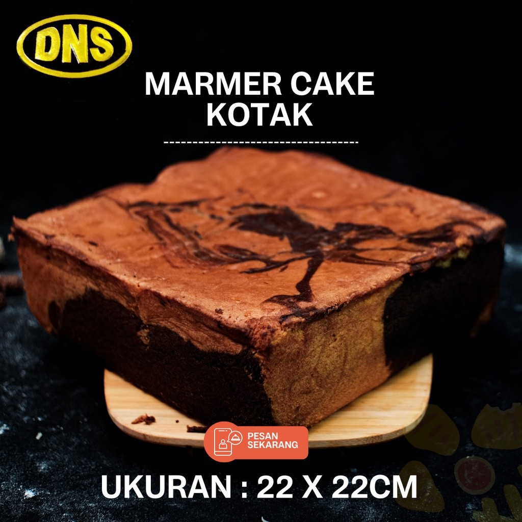 

Marmer Cake 22x22cm / Homemade Kue Marmer PREMIUM / Kue Lebaran Arisan & Natal