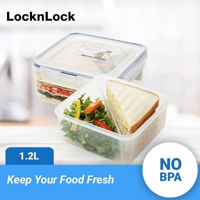 

LocknLock Sandwich Storage Container With Tray 1.2 L