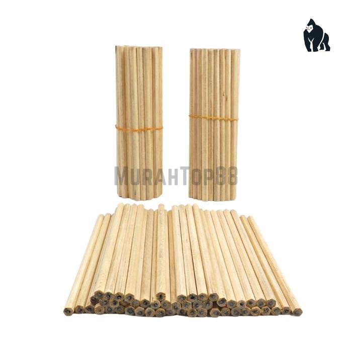 

Pencil 2B Kayu Polos / Pensil Hotel / Pensil Murah Segi Enam [1 IKET isi 50 PCS]