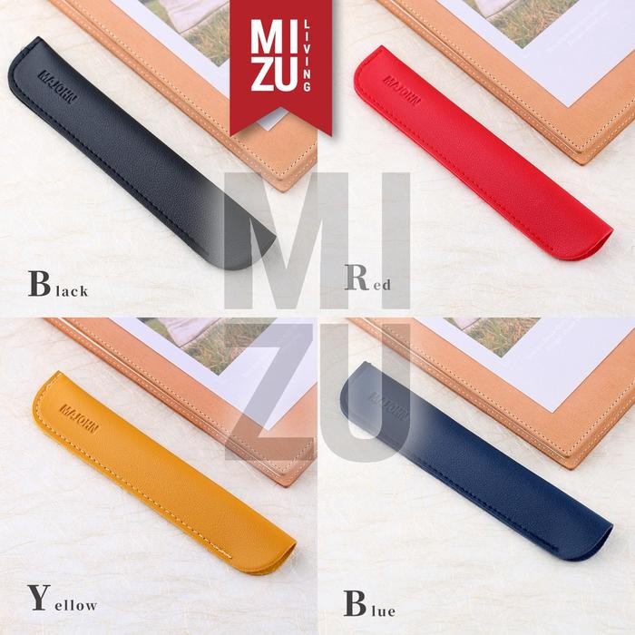 

MAJOHN Vegan Leather Pen Sleeve Case Fountain Pen Protector Tempat Pensil Kulit Sintetis