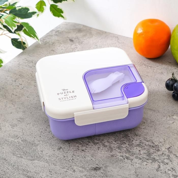 

Ataru 1.1 Ltr Kotak Makan Square - Ungu