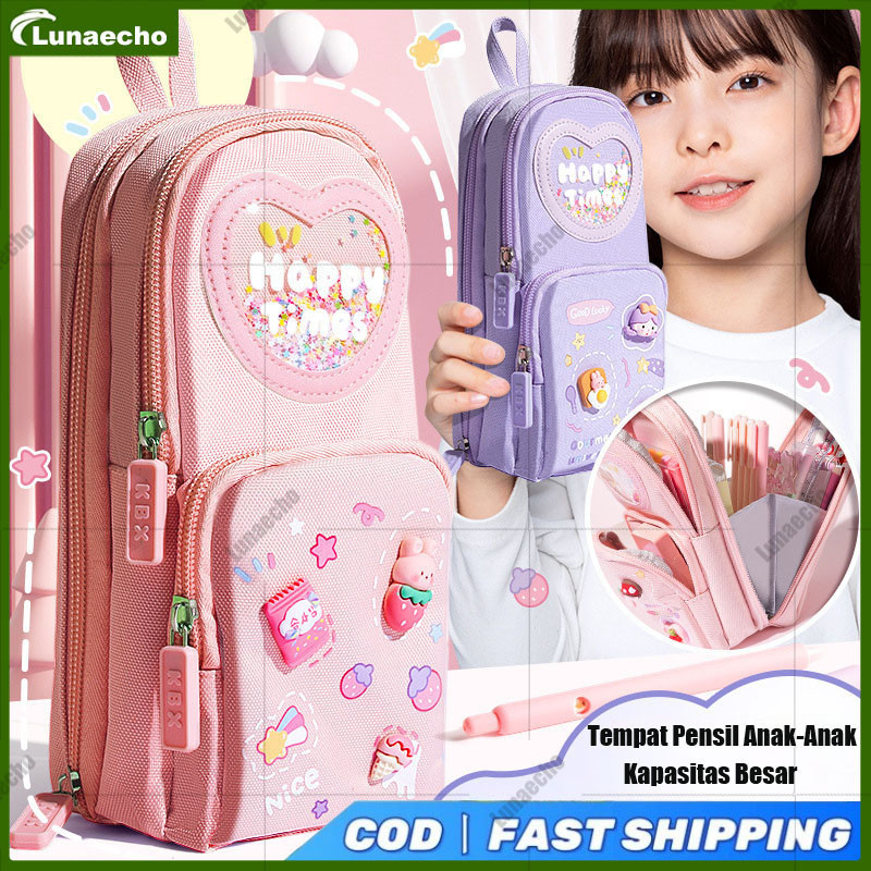 

Kotak Pensil Kapasitas Besar Tempat Pensil Anak COD Kotak Pensil Kapasitas Besar Gadis Lucu Pink