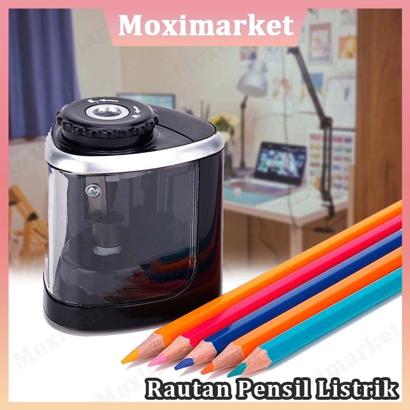 

Rautan Pensil Elektrik Pencil Sharpener Serutan Electric Pencil Model Baterai Rautan Pensil Portabel