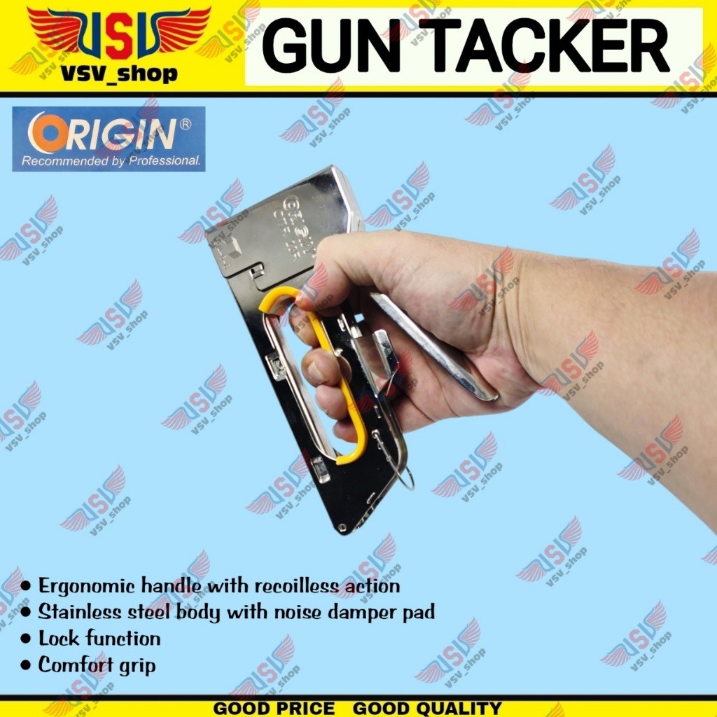 

Stapler Gun Tacker 4-8mm Staples tembak gun Taker Stapler tembak