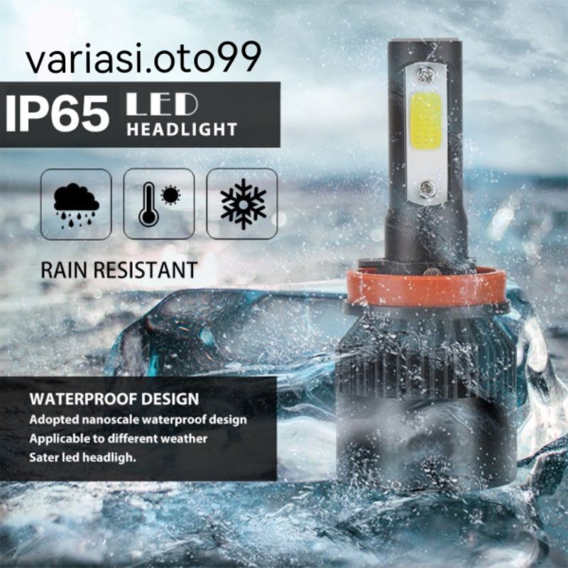 Lampu LED Depan Mobil Utama 4 Sisi X7 H4 & Lampu Mobil Super Terang