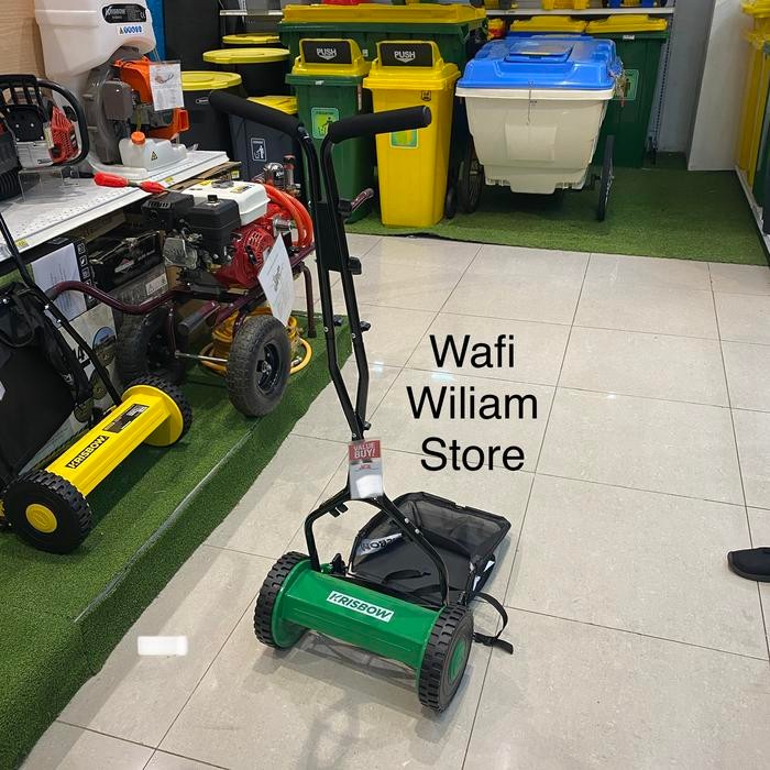 Terlaris Krisbow Mesin Potong Rumput Dorong Manual 12 Inch/Hand Push Reel Mower