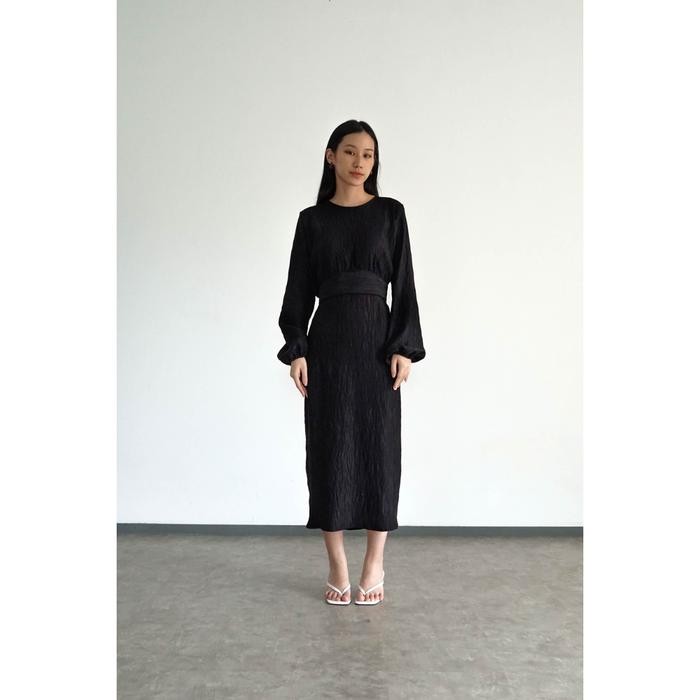 Pafon Lyo Dress - Black Pafon