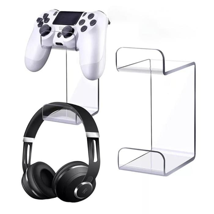 

UNIVERSAL STICK CONTROLLER AND HEADPHONE STAND HOLDER WALL MOUNT 3MM