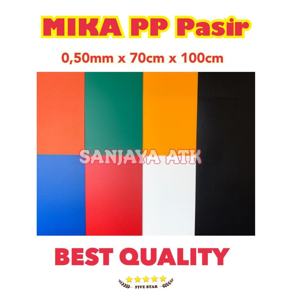 

MIKA PP WARNA 0.50MM X 70 CM X 100 CM