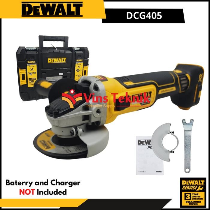 ___ Cordless Brushless Angle Grinder DCG 405 DEWALT DCG405 UNIT ONLY