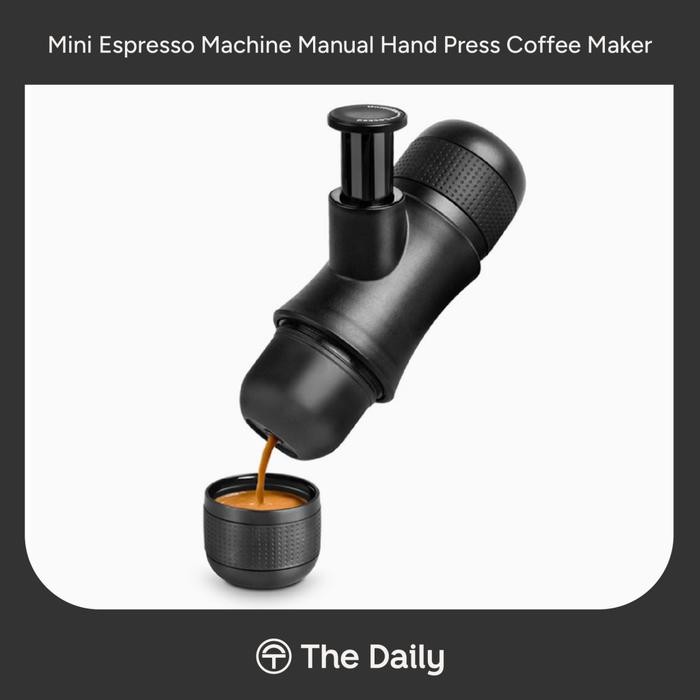 Mini Espresso Machine Manual Hand Press Coffee Maker - Alat Kopi Espresso Tekanan Manual Portable