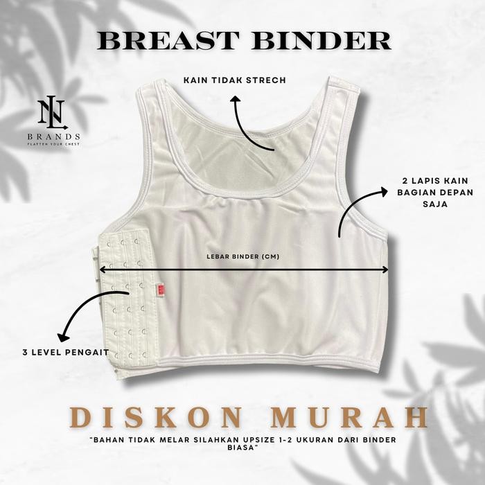 

[ Khusus Diskon ] Breast Binder "Unbranded" 2Layer / Chest Binder / Perata Dada / Binder Tomboy