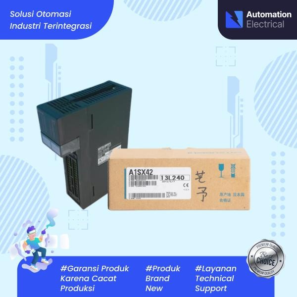 A1SX42 INPUT DC 24V COMMOND SINK 64 POINT ANS PLC MITSUBISHI TERLARIS