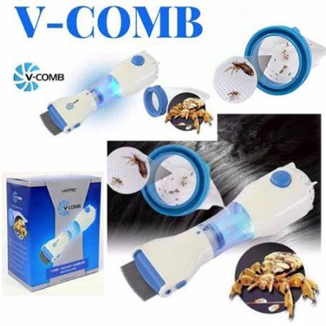 RB22 Sisir Kutu Elektrik / Rambut Penghilang Kutu / Vacuum Comb Sisir Kutu Elektrik / Sisir Kutu